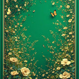 Vibrant Nature Inspired Abstract(Green)