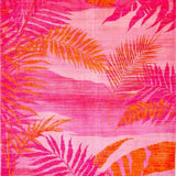 Ultra Soft Area Rug, Non Slip, Stain Resistant, Washable Area Rugs for Living Room, Bedroom, Whimsical Pink Jungle Aesthetic(Pink)