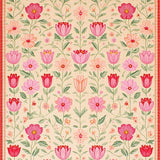 Fun Eclectic Floral Composition(Beige)