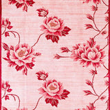 Ultra Soft Area Rug, Non Slip, Stain Resistant, Washable Area Rugs for Living Room, Bedroom, Fluffy Romantic Blossom Arrangement(Pink)