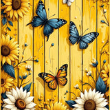 Bright Butterfly Garden Inspiration(Yellow)