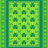 Elegant Contemporary Shamrock Motif(Green)