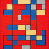 Dynamic Child Friendly Geometric Display(Red)