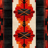 Ultra Soft Area Rug, Non Slip, Stain Resistant, Washable Area Rugs for Living Room, Bedroom, Southwest Arrow Black Red Living Room Rug(Red)