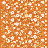 Ultra Soft Area Rug, Non Slip, Stain Resistant, Washable Area Rugs for Living Room, Bedroom, Charming Contemporary Floral Style(Orange)