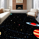 Playful Planetary Landscape Visuals(Black)