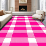 Charming Geometric Smiley Motif(Pink)