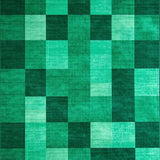 Chic Dark Green Geometric(Green)