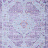 Ultra Soft Area Rug, Non Slip, Stain Resistant, Washable Area Rugs for Living Room, Bedroom, Charming Vintage Tiled Aesthetic(Purple)