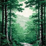 Whimsical Rustic Tree(Green)
