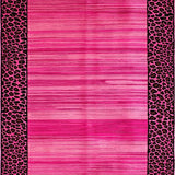 Ultra Soft Area Rug, Non Slip, Stain Resistant, Washable Area Rugs for Living Room, Bedroom, Funky Geometric Animal Aesthetic(Pink)