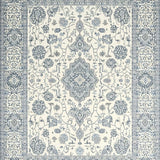 Modern Paisley Runner for Hallways(White)