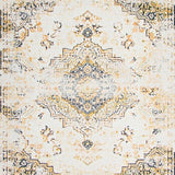 Ultra Soft Area Rug, Non Slip, Stain Resistant, Washable Area Rugs for Living Room, Bedroom, Margot Antique Neutral Ivory Area With Boho Inspired(Beige)