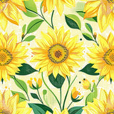 Charming Floral Sunburst Aesthetic(Yellow)