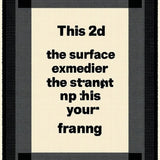 Contemporary Funny Phrase Decor(Beige)