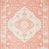 Ultra Soft Area Rug, Non Slip, Stain Resistant, Washable Area Rugs for Living Room, Bedroom, Vibrant Retro Patterned Delight(Pink)