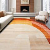 Ultra Soft Area Rug, Non Slip, Stain Resistant, Washable Area Rugs for Living Room, Bedroom, Modern Minimalist Colorful Arrangement(Beige)
