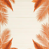 Ultra Soft Area Rug, Non Slip, Stain Resistant, Washable Area Rugs for Living Room, Bedroom, Bright Tropical Escape Theme(Orange)