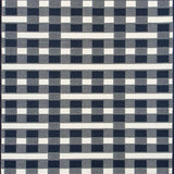 Ultra Soft Area Rug, Non Slip, Stain Resistant, Washable Area Rugs for Living Room, Bedroom, Artful Ogee Pattern in Monochrome(Blue)
