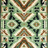 Luxurious Earth Tone Trellis Style(Green)