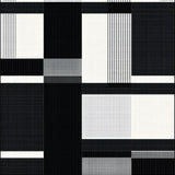Artistic Abstract Black and White(Black)