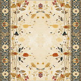 Ultra Soft Area Rug, Non Slip, Stain Resistant, Washable Area Rugs for Living Room, Bedroom, Natural Woven Hallway Area(Beige)