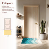 Contemporary Ombre Aqua Gradient(Blue)