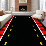 Contemporary Bold Track Motif(Red)
