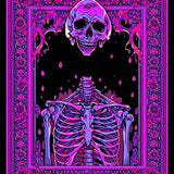 Ultra Soft Area Rug, Non Slip, Stain Resistant, Washable Area Rugs for Living Room, Bedroom, Striking Dark Romantic Imagery(Purple)