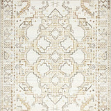 Ultra Soft Area Rug, Non Slip, Stain Resistant, Washable Area Rugs for Living Room, Bedroom, Stylish Modern Trellis Arrangement(Beige)