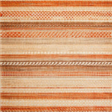 Ultra Soft Area Rug, Non Slip, Stain Resistant, Washable Area Rugs for Living Room, Bedroom, Stylish Earthy Modern Textural Blend(Brown)
