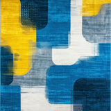 Contemporary Fluid Art Design(Blue)