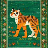 Dynamic Green and Orange Palette(Green)