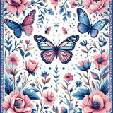 Ultra Soft Area Rug, Non Slip, Stain Resistant, Washable Area Rugs for Living Room, Bedroom, Serene Colorful Nature Design(Pink)