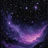 Ultra Soft Area Rug, Non Slip, Stain Resistant, Washable Area Rugs for Living Room, Bedroom, Playful Astronaut Adventure Theme(Purple)