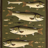 Earthy Tones Nature Inspired Motif(Green)