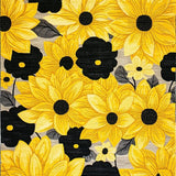 Bold Sunflower Graphic Appeal(Yellow)