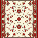 Beige Red Runner Light Foldable Indoor Kitchen(Ivory)