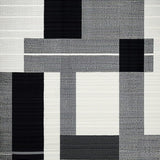 Elegant Monochrome Chevron Motif(Black)