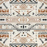Ultra Soft Area Rug, Non Slip, Stain Resistant, Washable Area Rugs for Living Room, Bedroom, Contemporary Textured Geometric Theme(Brown)