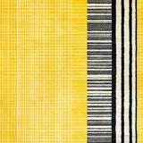 Ultra Soft Area Rug, Non Slip, Stain Resistant, Washable Area Rugs for Living Room, Bedroom, Rustic Minimalist Linear Arrangement(Yellow)
