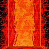 Lively Abstract Shapes Ensemble(Red)