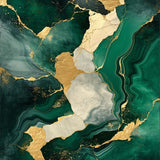 Artistic Marble Inspired Textures(Green)