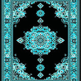 Stylish Trellis Inspired Composition(Blue)