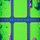 Dynamic City Grid Layout(Green)