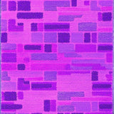 Ultra Soft Area Rug, Non Slip, Stain Resistant, Washable Area Rugs for Living Room, Bedroom, Whimsical Script with Elegant Flair(Purple)