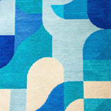 Ultra Soft Area Rug, Non Slip, Stain Resistant, Washable Area Rugs for Living Room, Bedroom, Light Blue Yoga Space Non-Shedding Decorative Rug(Blue)