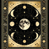 Modern Colorful Ogee Influence(Black)