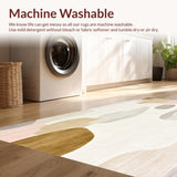 Boho Chic Abstract Beige with Modern Flair(Ivory)