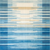 Ultra Soft Area Rug, Non Slip, Stain Resistant, Washable Area Rugs for Living Room, Bedroom, Waterproof Patio Living Area(Blue)